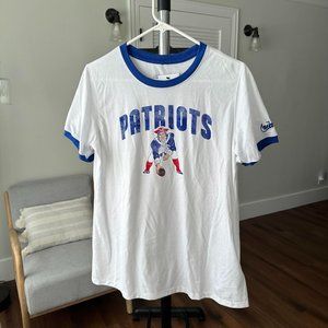 Womens Nike New England Patriots Ringer Tee NFL L NWT